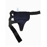 Балістичний захист паху (жіночий) groin grd & box. чорний пластик, оригінал (Британія) сорт-1