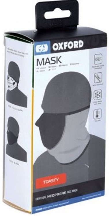 Термо воріт-маска Oxford Toasty чорний/сірий, One Size, фото 1