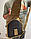 Чоловіча тактична Армейська Сумка через плече. Якісна військова барсетка дорожня спортивна Койот, фото 3