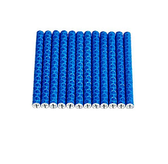 Велосипедні відбивачі на спиці сині, накладки на спиці велосипеда 12 штук