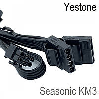 Разветвитель Yestone P01001 ATX 6pin To 2port 4pin Molex IDE для Модульной Серии Seasonic KM3