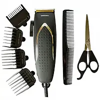 Професійний триммер для стрижки волосся GEMEI GM-809 | Чоловіча машинка - тример з насадками
