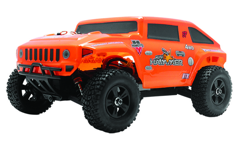 Радіокерована модель Хаммер 1:18 Himoto Mini Hummer E18HM (помаранчевий)