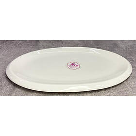 Страва овальна Tudor TU0216 порцеянова гладка 30 см