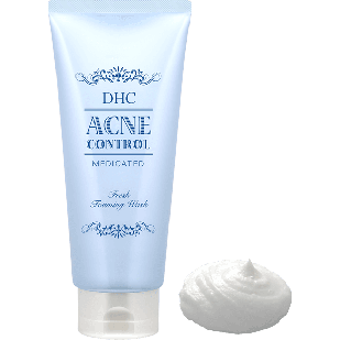 DHC ACNE Control Medicated Fresh Foaming Wash засіб для вмивання проти акне, 130 г