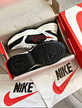 Чоловічі кросівки Nike M2K Tekno весна-осінь повсякденні білі з червоним Живе фото, фото 9