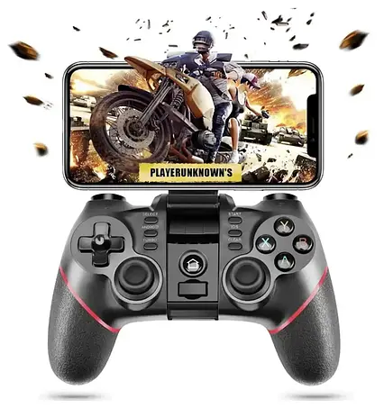 Бездротовий джойстик Terios T6 Bluetootht 3.0 ігровий геймпад тримач для смартфона, фото 1