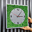Годинник настінний сучасний з мохом, фото 2
