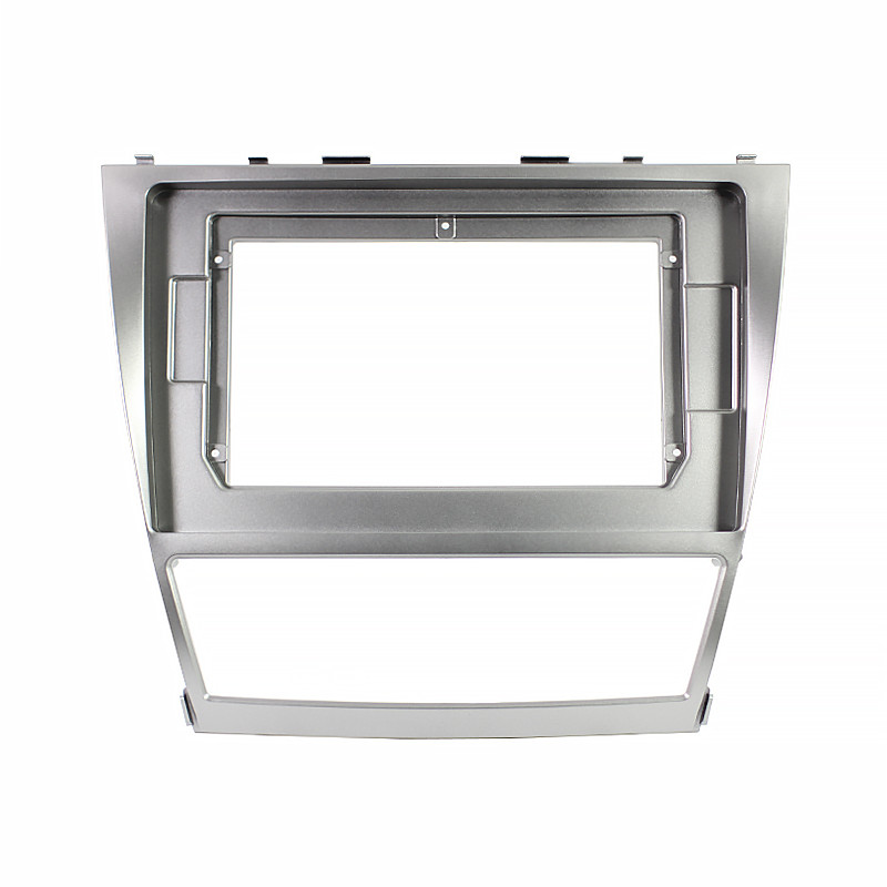 Перехідна рамка Lesko 10.1" Silver для автомобілів Tyota Camry, Aurion, Daihatsu Altis 2006-2011 TO 182T
