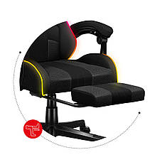 Fotel Gamingowy HUZARO Force 4.7 RGB Mesh, фото 3