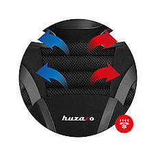 Fotel Gamingowy HUZARO FORCE 7.5 Black Mesh, фото 5