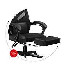 Fotel Gamingowy HUZARO COMBAT 5.0 Black, фото 4