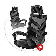 Fotel Gamingowy HUZARO COMBAT 5.0 Black, фото 5