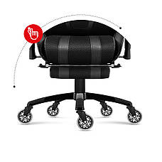 Kółka do fotela Casters 2.0 Black, фото 3