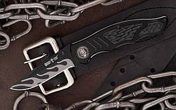 Ніж складаний туристичний з кліпсою