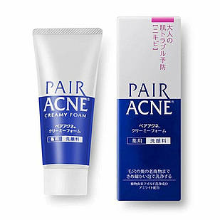 Lion Pair Acne Creamy Foam м'яка пінка для очищення обличчя в разі дорослого Акне, 80 г