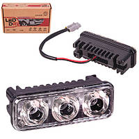 Фары доп/дневного света 3LED/4W/12V/пластик/mm 46659 (3LED)