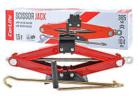 Домкрат ромбовий CarLife SJ225 (104мм-385 мм) на 1,5 т.