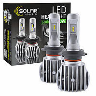 Автолампы светодиодные Solar LED H7 12/24V 6500K 6000Lm 40W Cree Chip 1860 (к-т 2шт) 8607