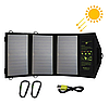 Портативний сонячний зарядний пристрій ALLPOWERS 21W / 2xUSB / 5V - 2.4A, фото 4