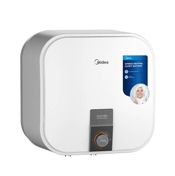 Водонагрівач Midea Green 10 O над мийкою
