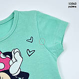 Уцінка - Літній костюм Minne Mouse для дівчинки. Маломерит. 98 см, фото 3