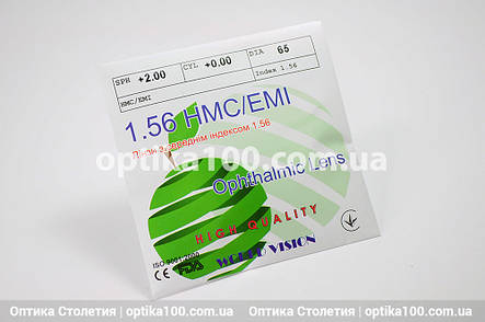Линза для очков КОРЕЯ VISION 1,56 СОЦИАЛЬНАЯ HMC+EMI — купить