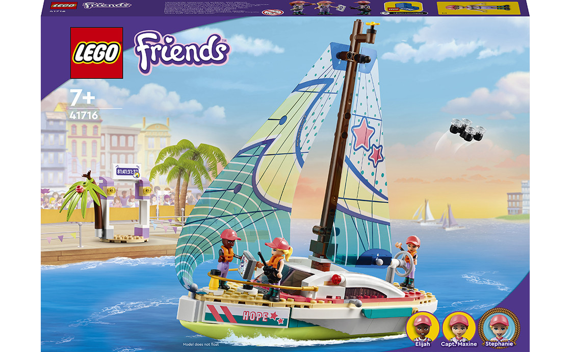LEGO Friends Пригоди Стефані на яхті 304 деталі (41716)