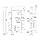 Замок врізний сувальдний Гардіан 30.15 із засувкою 4ключа, фото 5