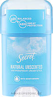 Кремовый дезодорант-антиперспирант Секрет "Натурель" Secret Key Antiperspirant Cream Stick Natural