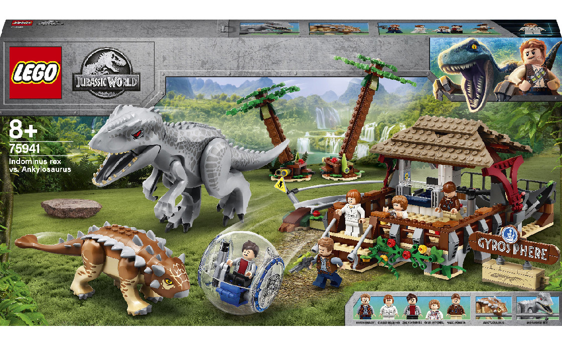 Конструктор LEGO Jurassic World Індомінус-рекс проти анкилозавру (75941), фото 1