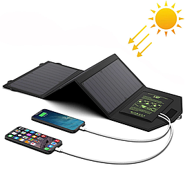 Портативний сонячний зарядний пристрій ALLPOWERS 21W / 2xUSB / 5V - 2.4A