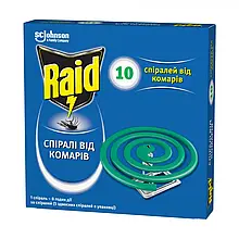 Спиралі від комарів Raid 10 шт