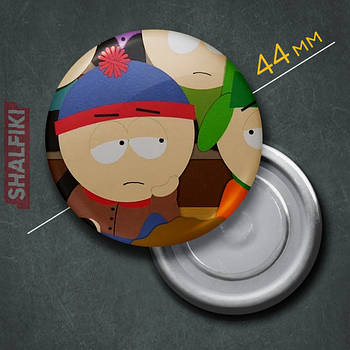 "Стен Марш (Південний парк / South Park)" магніт круглий Ø44 мм