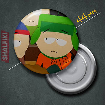 "Кайл Брофловскі (Південний парк / South Park)" магніт круглий Ø44 мм