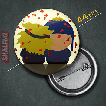 "Твік і Крейг (Південний парк / South Park)" значок круглий на булавці Ø44 мм