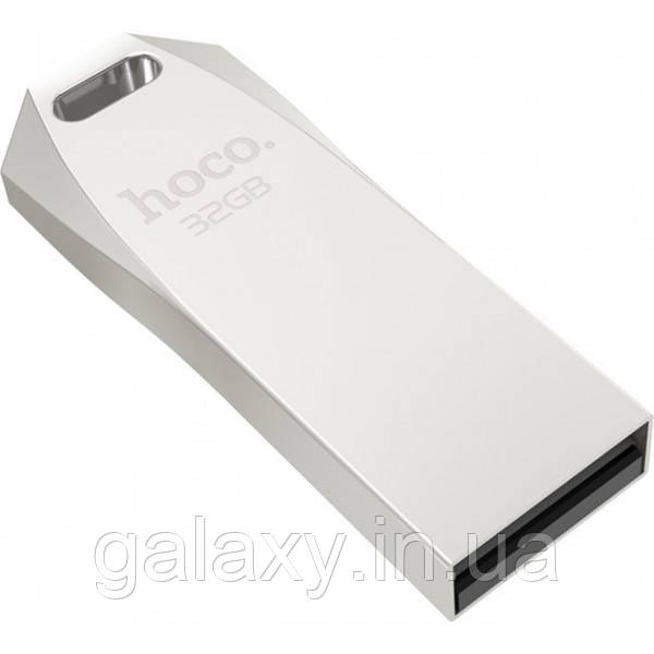 Флеш-накопичувач HOCO 32GB USB2.0 металевий корпус UD4 Silver, фото 1