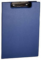 Папка-планшет А4 4Office з кліпом, PVC синя
