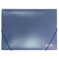 Папка на гумках А4 4Office PP 500мкн синя