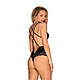 Сексуальне Боді Obsessive Giully L/XL Black, фото 2