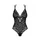 Сексуальне Боді Obsessive Giully L/XL Black, фото 3