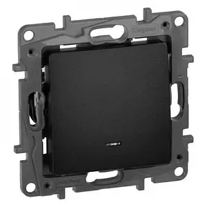 Перемикач Legrand Etika Anthracite з підсвіткою