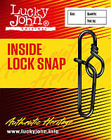 Застежка Lucky John Inside Lock Snap 5 шт. № 6, 85 кг (5060-006)