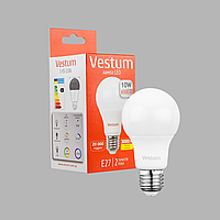 Лампа LED Vestum A60 10W 3000K 220V E27