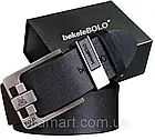 Подарунок для чоловіка ремінь Bolo Bekele - 125 см (002) Чорний, фото 2