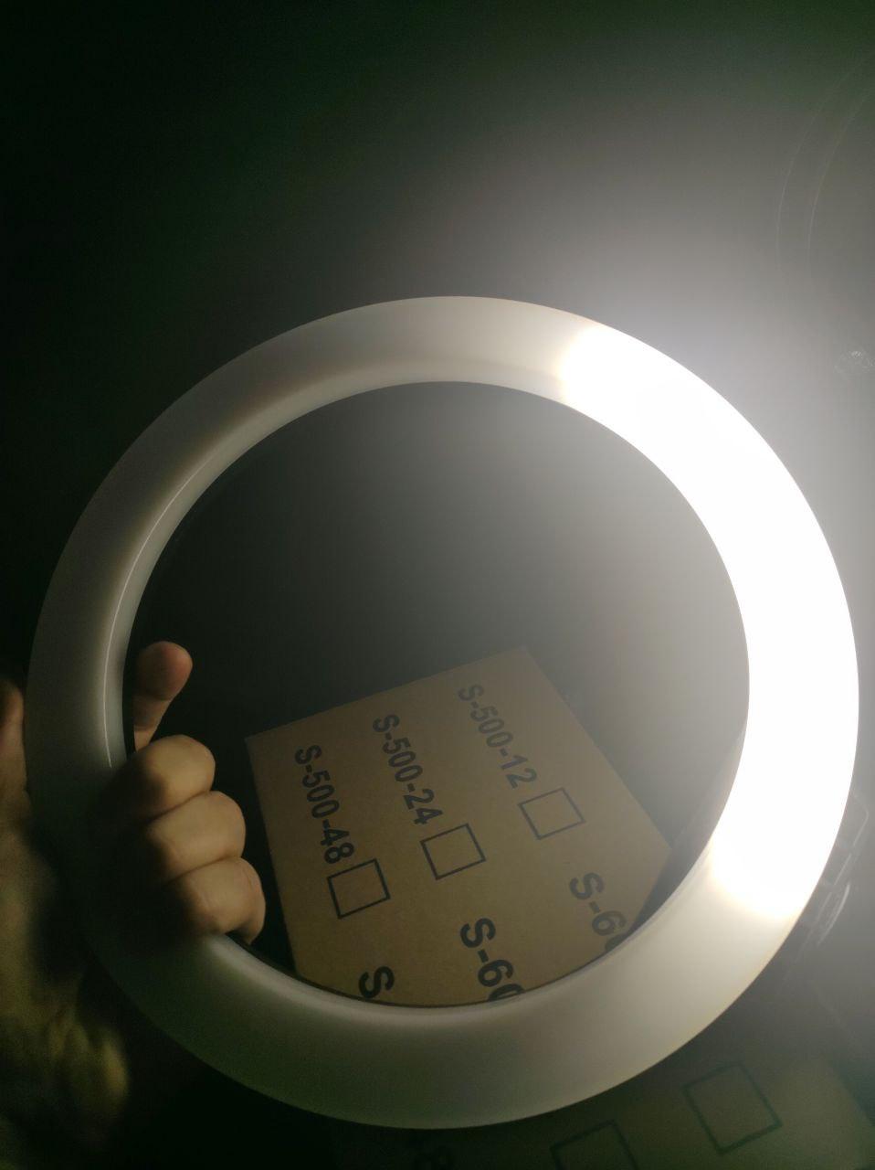 УЦЕНКА (РАБОРОТАЄ ТІЛЬКО 1/4 СВЕТА) Пальцева LED лампа діаметром 26 см з пультом