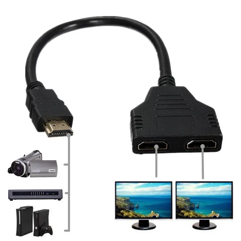 Розгалужувач HDMI Dellta на 2 порти v1.4