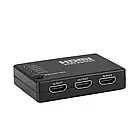 HDMI-перемикач Dellta HS55 на 5 портів HDMI switch з пультом ДУ, фото 5