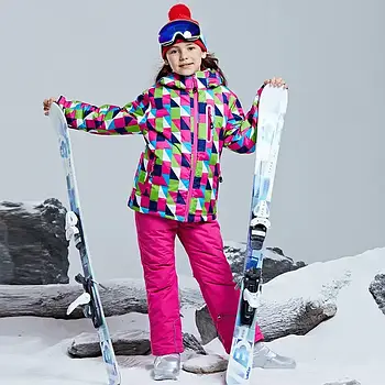Дитяча куртка зимова лижна DR HX-09 Розмір 16
