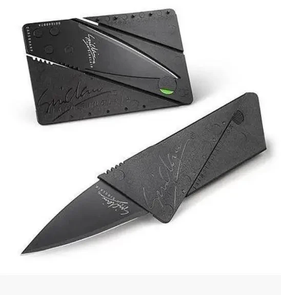 Кишеньковий ніж (ніж Кредитка - Візитка) CardSharp - Чорний